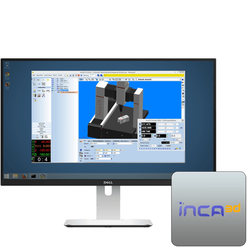 MORA INCA3D – Messsoftware